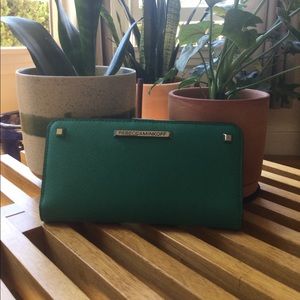 Rebecca Minkoff “Sophie” Snap Wallet in Peacock